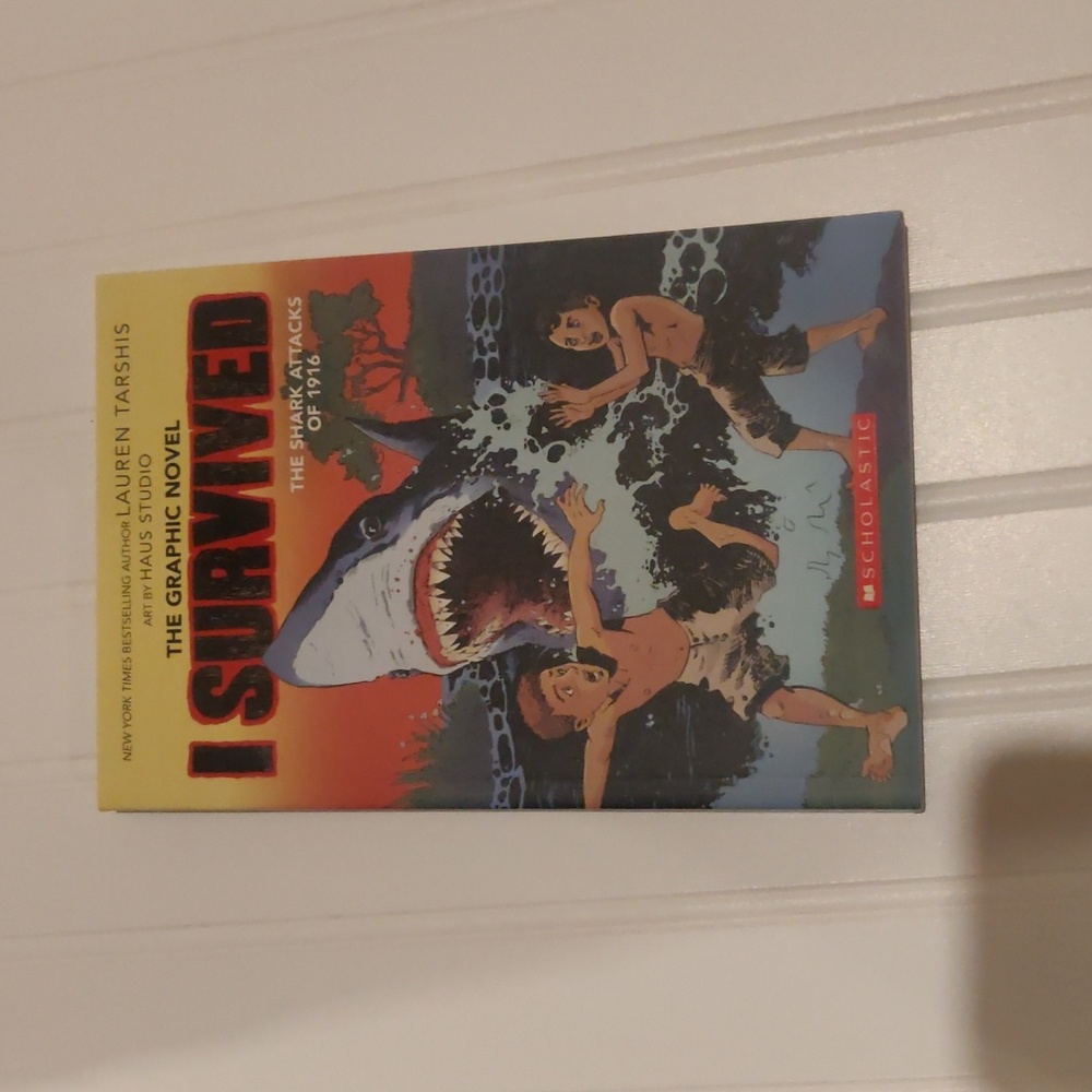 Scholastic I Survived The Shark Attack Of 1916 Graphic Novel paperback By Lauren